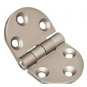 4 cm Alüminyum Oval Menteşe 40x68 mm – 3.3 mm Kalınlık Dayanıklı Dolap Kapak Menteşesi