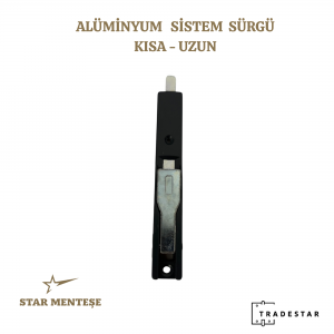 Alüminyum Sistem Sürgü (Kısa – Uzun) | Kapı ve Pencere Güvenlik Sürgüsü